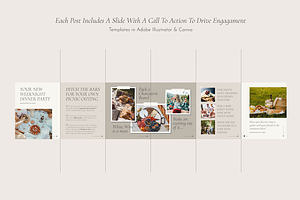 Olive Instagram Carousel Templates