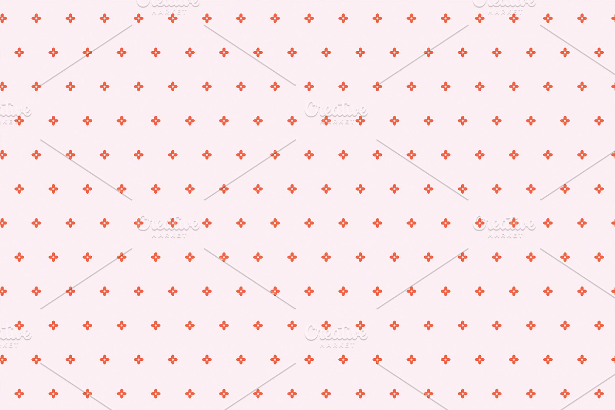 Red flowers patterns, a Pattern Graphic by Lyolya Profitrolya (Photo 4 of 5)