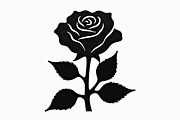 Rose Black Silhouette Decorative, an Illustration by Amazin_art (Thumbnail 20 of 31)