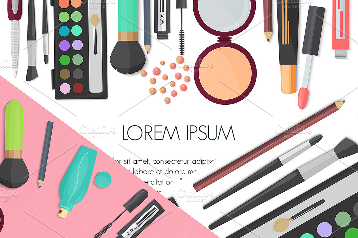 Colorful cosmetics concepts Pack set, a Background Graphic by Lemberg Vector (Photo 1 of 5)