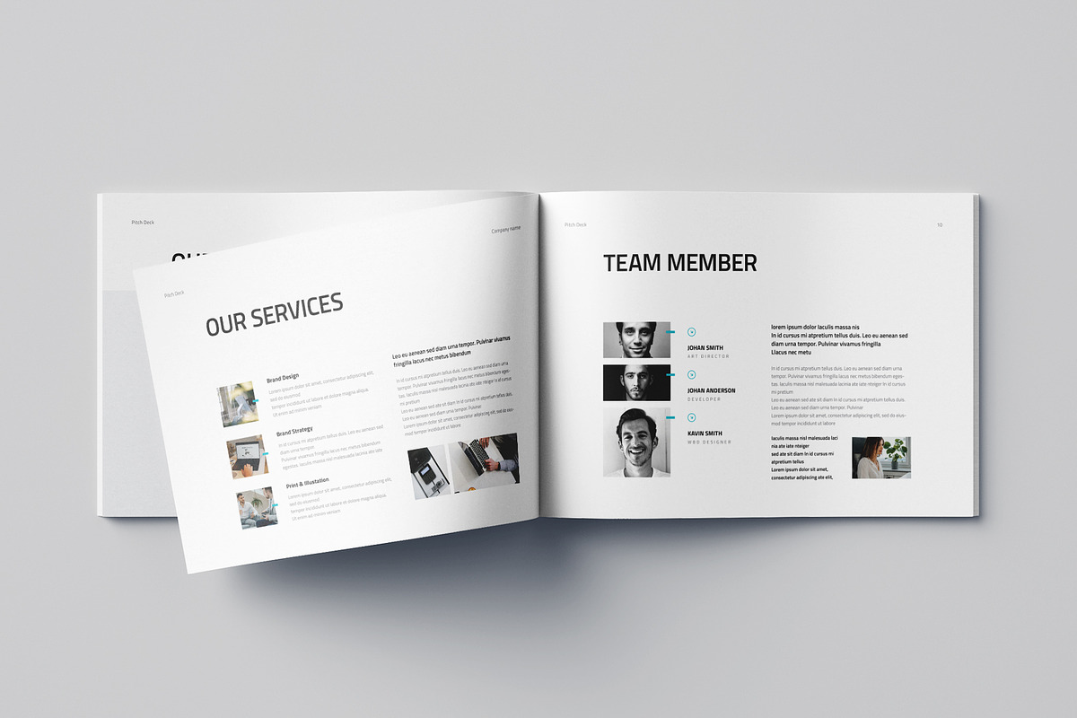 Pitch Deck Template | Canva & Word preview 5