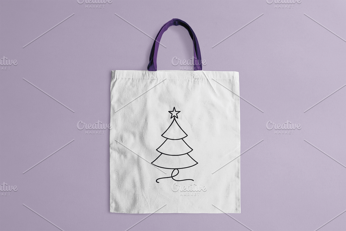 Layered Star Line Christmas Tree, a Branding & Logo Template by Vectorium Studio (Photo 2 of 2)