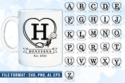 Split Monogram Letter SVG Bundle, an Object Graphic by D2PUTRI (Thumbnail 19 of 19)