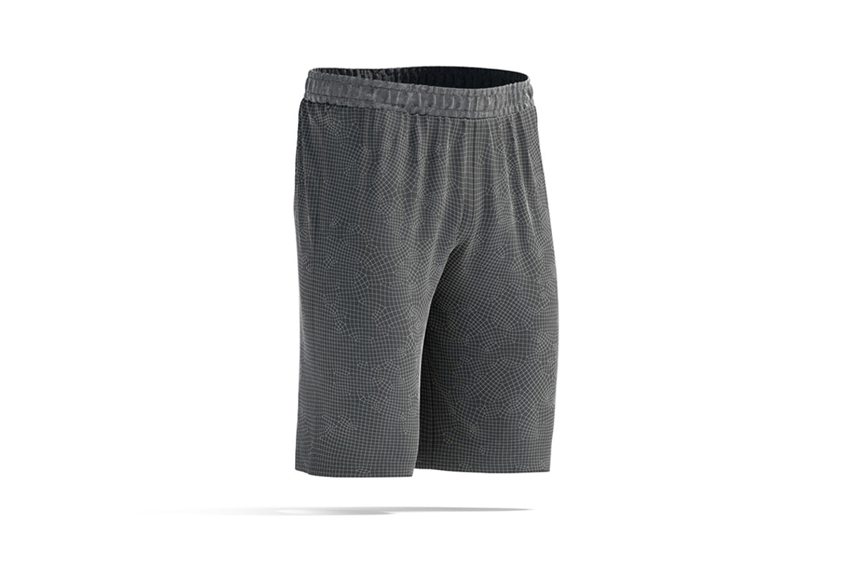 White Sport Soccer Shorts 3D Model, an Object 3D Model by rebrandy (Photo 7 of 9)