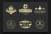 30 Christmas Sale Labels and Badges, a Branding & Logo Template by Vasya Kobelev (Thumbnail 2 of 20)