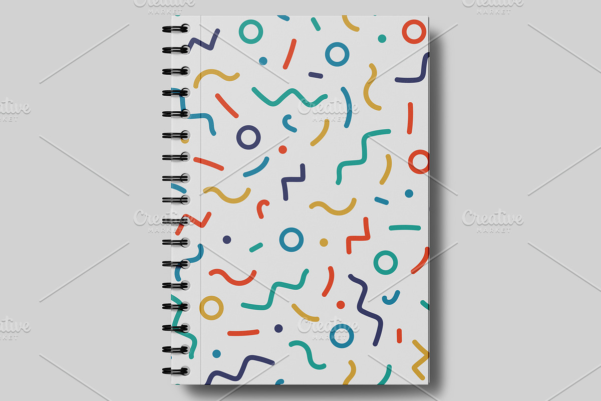 Color geometric seamless pattern set, a Pattern Graphic by ExpressShop (Photo 3 of 7)