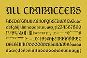 CS Amenity – Gothic Uncial Font, a Blackletter Font by Craft Supply Co. (Thumbnail 8 of 8)