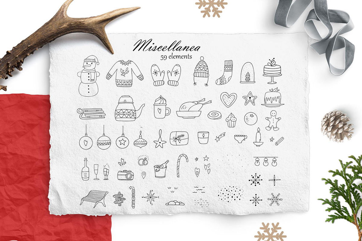 Christmas card map creator, a Seasonal Illustration by Alisovna (Photo 3 of 12)