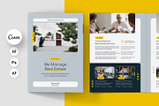 Realtor Estate Agent Brochure Bifold, a Brochure Template by artbart (Thumbnail 1 of 8)
