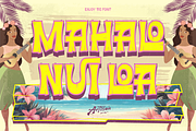 Ricopalm - Hawaiian Display Font, a Sans Serif Font by Artisan Themes (Thumbnail 12 of 12)