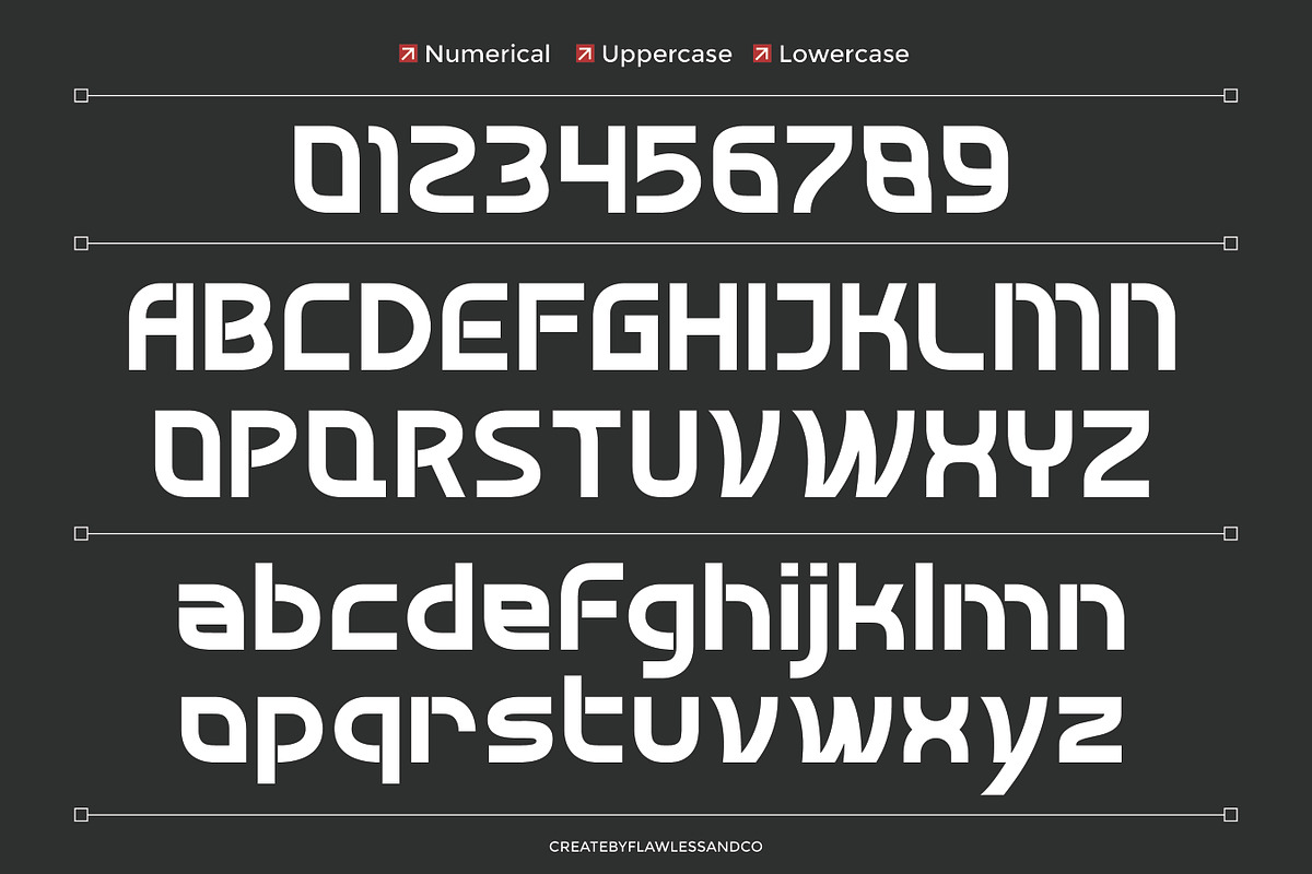 Broock - Modern Display Font, a Font by Flawless And Co (Photo 10 of 10)
