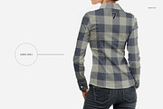 Women Dress Shirt Mockup Set, a Shirt Mockup by Creatsy (Thumbnail 5 of 9)