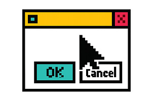Vector illustration of a computer, a Technology Illustration by ZinetroN