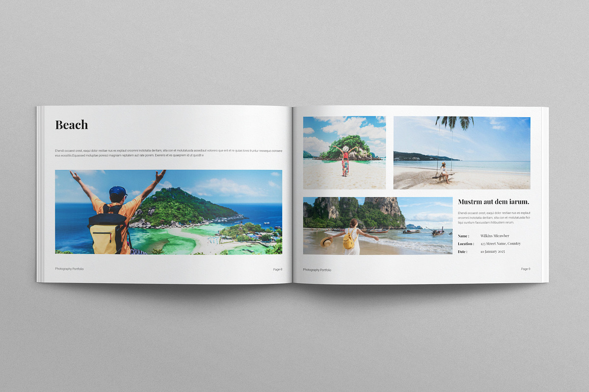 Photography Portfolio Landscape, a Brochure Template by E-Type (Photo 4 of 7)