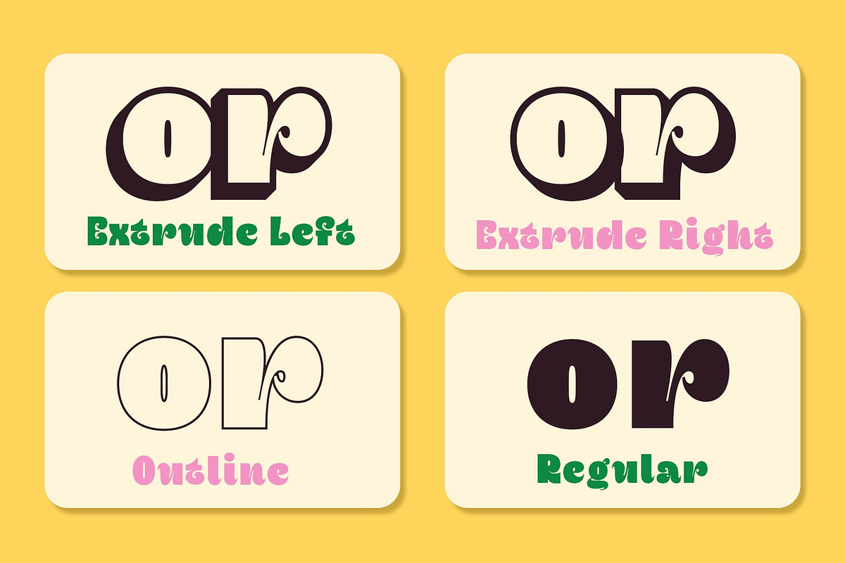 Hallory 3D, a Sans Serif Font by Craft Supply Co. (Photo 4 of 8)