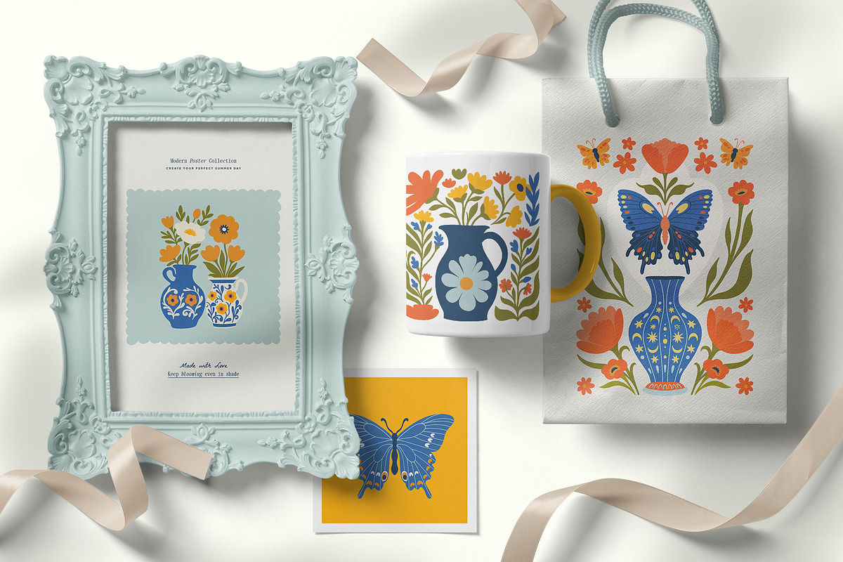 Bloom Garden | Wall Art Creator, an Object Graphic by Leleka.Store (Photo 2 of 17)