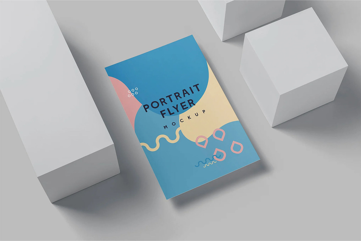 US Half Letter Size Flyer Mockups, an Advertising Mockup by megostudi0 (Photo 3 of 6)