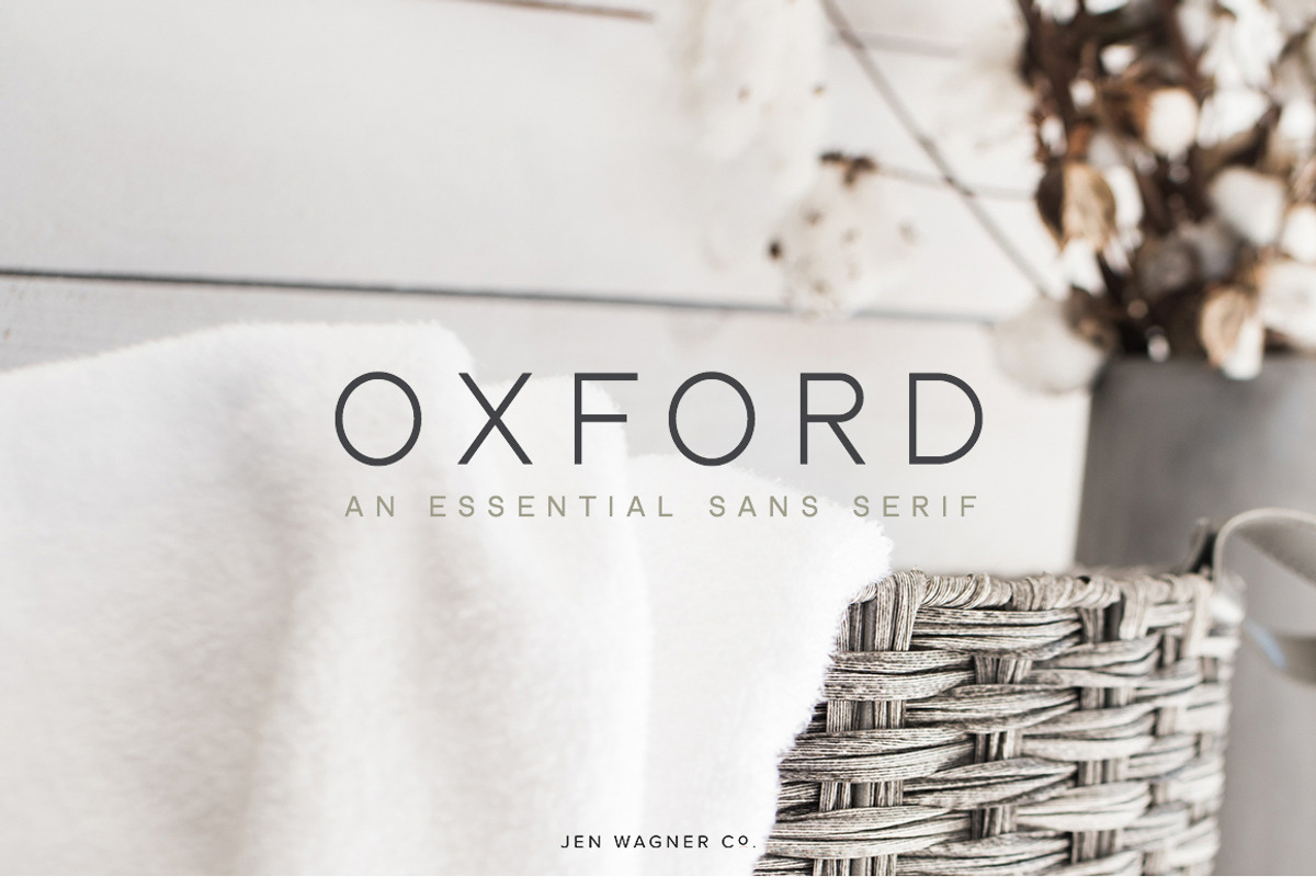 Oxford | Minimal Sans Serif