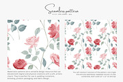 Elegant rose floral seamless pattern, a Pattern Graphic by Pink Studio Art (Thumbnail 2 of 5)
