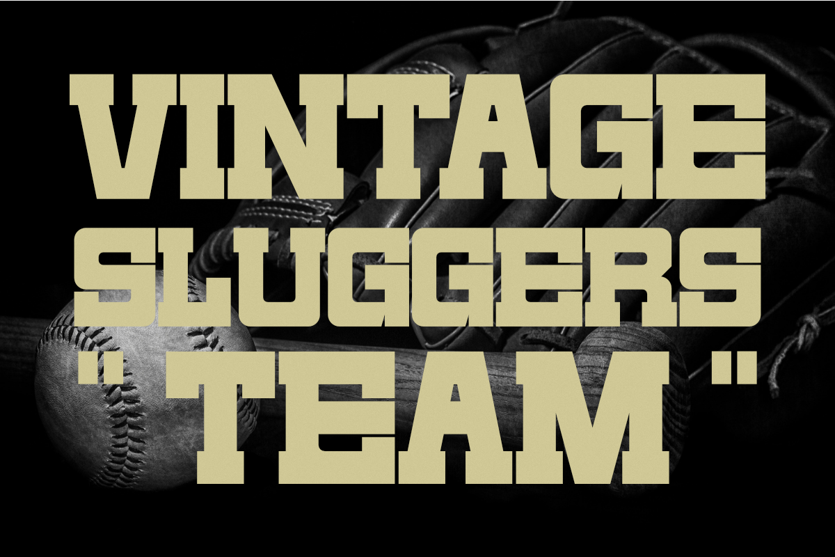 Baseball Varsity - Condensed Slab, a Slab Serif Font by Pian45 Studio (Photo 5 of 8)