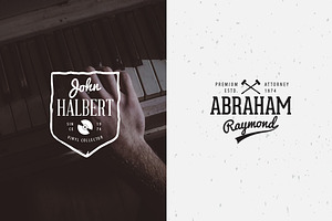 9 Vintage Logo Templates