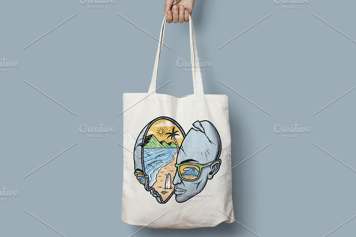 the beach in my mind, a Person Illustration by gunaonedesign (Photo 5 of 5)