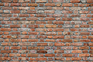 Red brick wall background texture