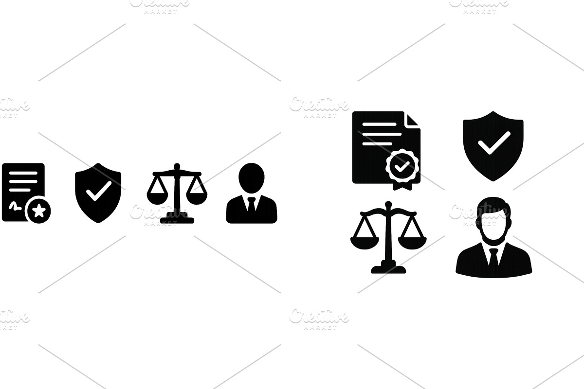 Legal concepts illustrated with, a Technology Illustration by ZinetroN