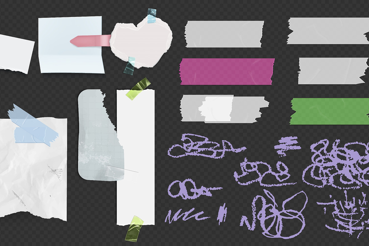 Realistic paper notes and memo, an Object Illustration by art PVP - market (Photo 2 of 3)
