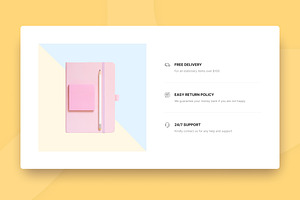 Stationary Store Landing Page