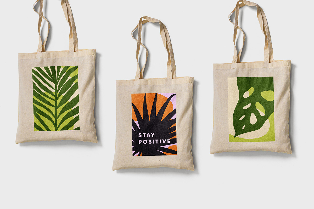 Tropical leaf posters, cards set, a Decorative Illustration by Good Studio (Photo 12 of 14)