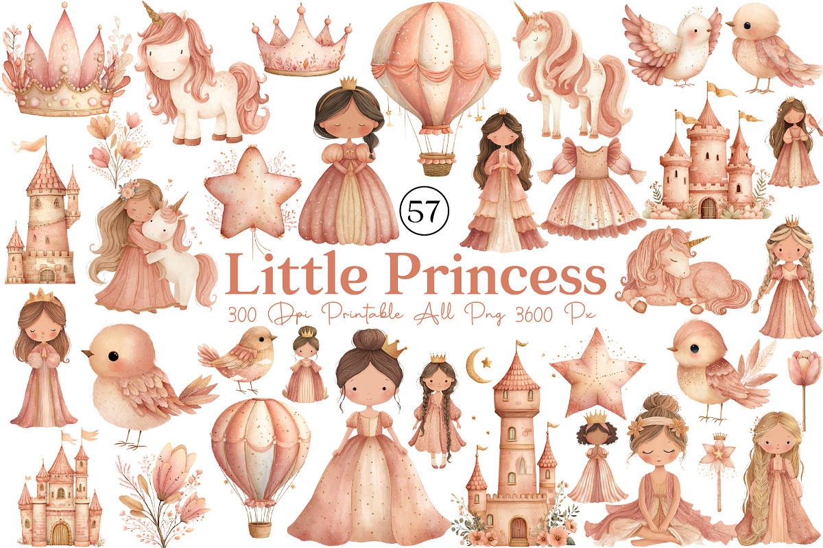 The Little Princess baby collection, an Illustration by DreamCafeArt (Photo 1 of 8)