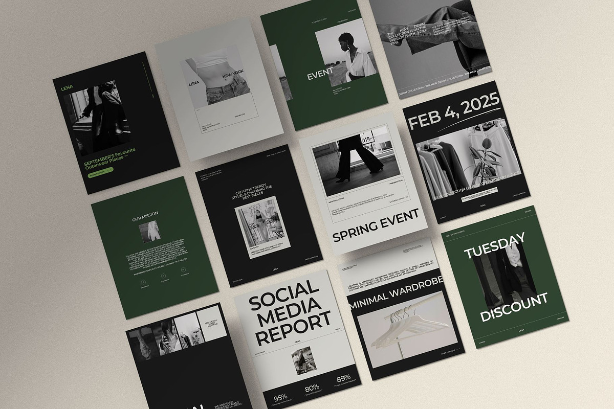 LENA | Canva Templates, a Social Media Template by Mia Branding Studio (Photo 2 of 7)