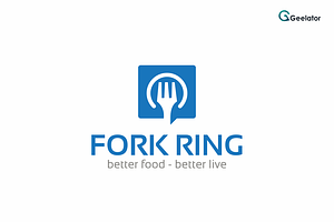 Fresh Fork Logo Template, a Branding & Logo Template by Geelator Studio