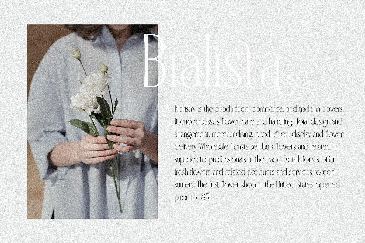 Flaroper || Modern Ligature Serif, a Serif Font by BrandSemut (Photo 6 of 8)