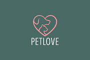 Creative Pet Care Love Logo, a Branding & Logo Template by Signatoro (Thumbnail 3 of 3)