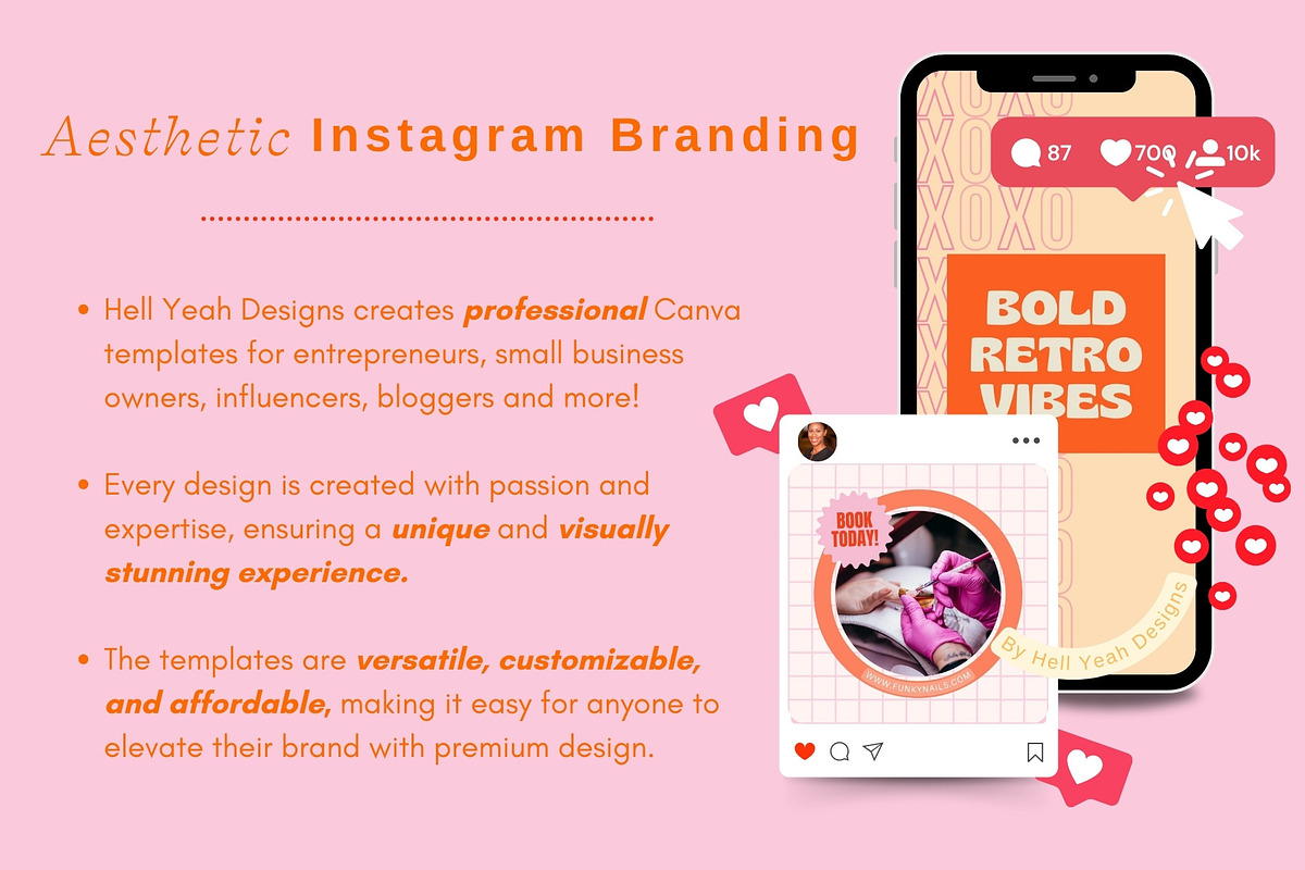 Ultimate 750 Instagram Pos, a Social Media Template by Hell Yeah Designs (Photo 2 of 10)