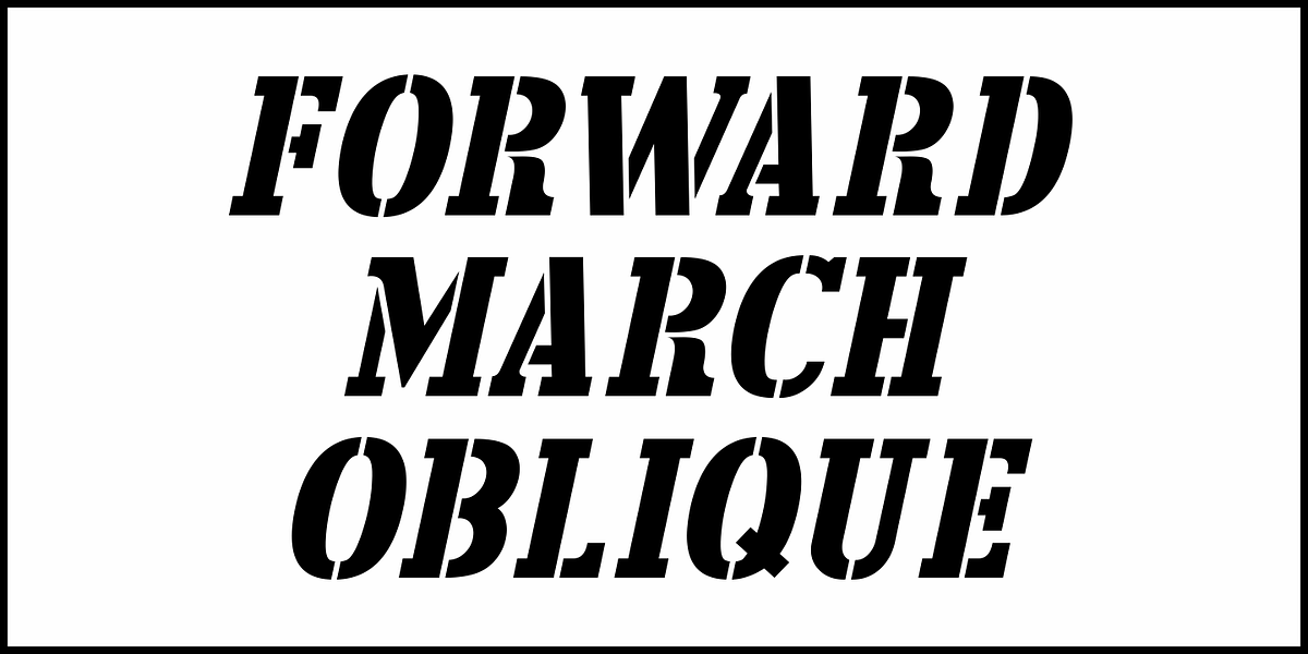 Forward March JNL, a Font by Jeff Levine Fonts (Photo 4 of 5)