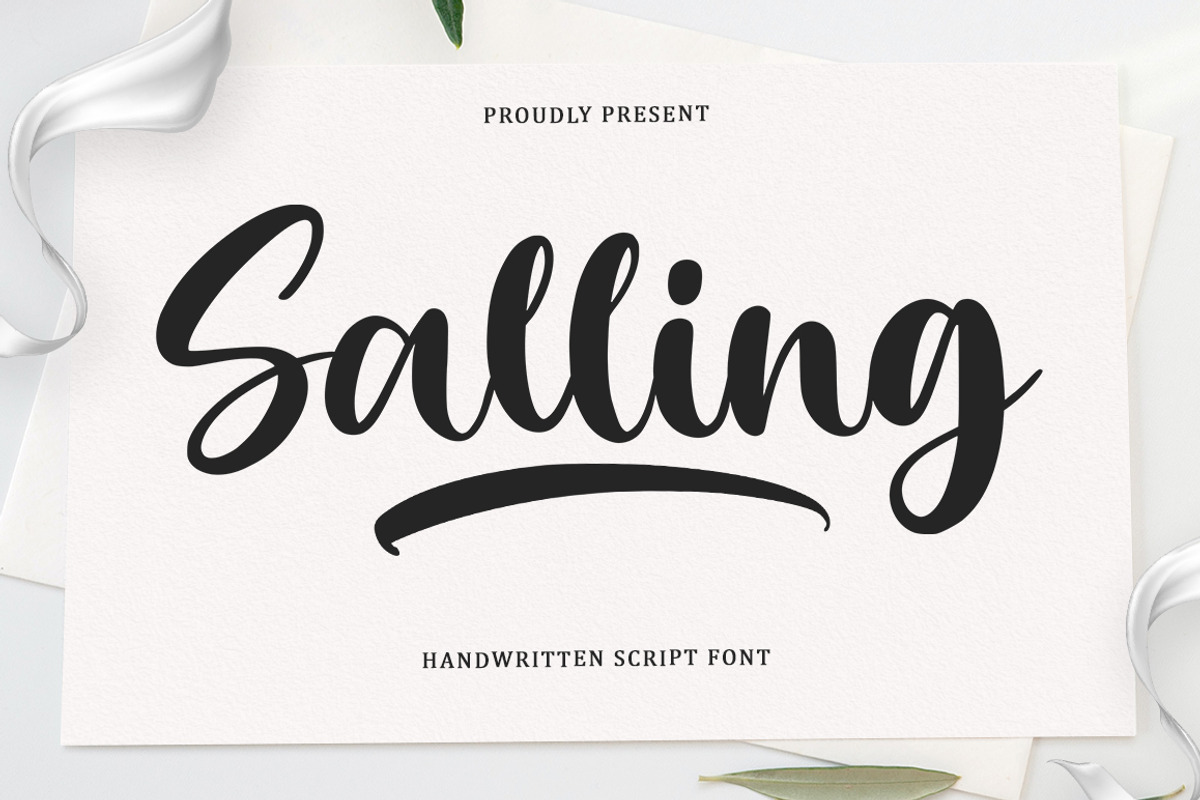 Salling Script, a Script Font by Rastype (Photo 2 of 18)