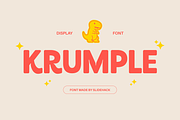 Krumple - Display Font, a Sans Serif Font by Studio Moara (Thumbnail 1 of 8)