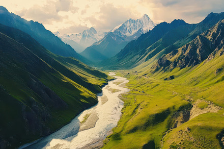 Stunning aerial view reveals Terek R, a Photo by Iftikhar Alam