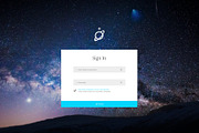 Sign-in / Login Screens, a Templates & Theme by Tündi Szász (Thumbnail 1 of 4)