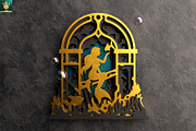 Mermaid 3D Layered Laser Cut File, a Decorative Illustration by pixaroma (Thumbnail 7 of 8)