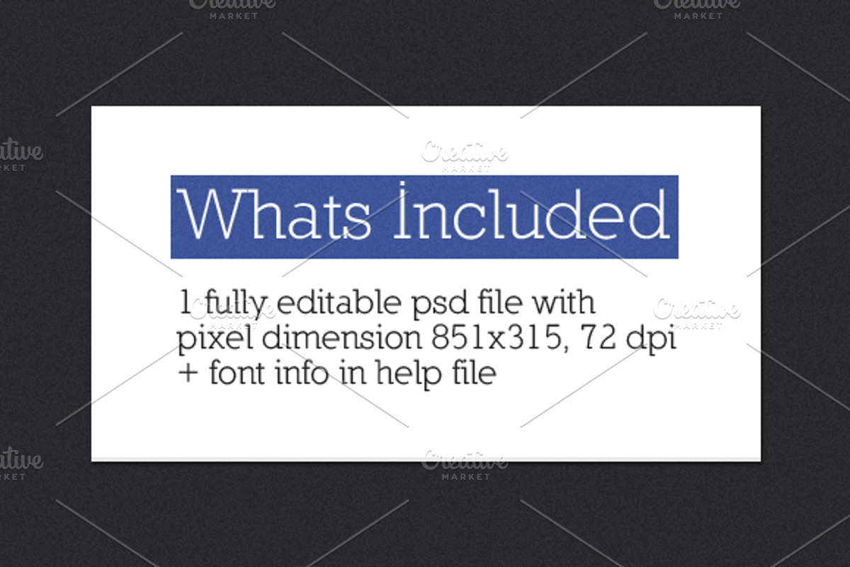 Facebook Timeline Cover V2, a Social Media Template by ydlabs (Photo 2 of 2)