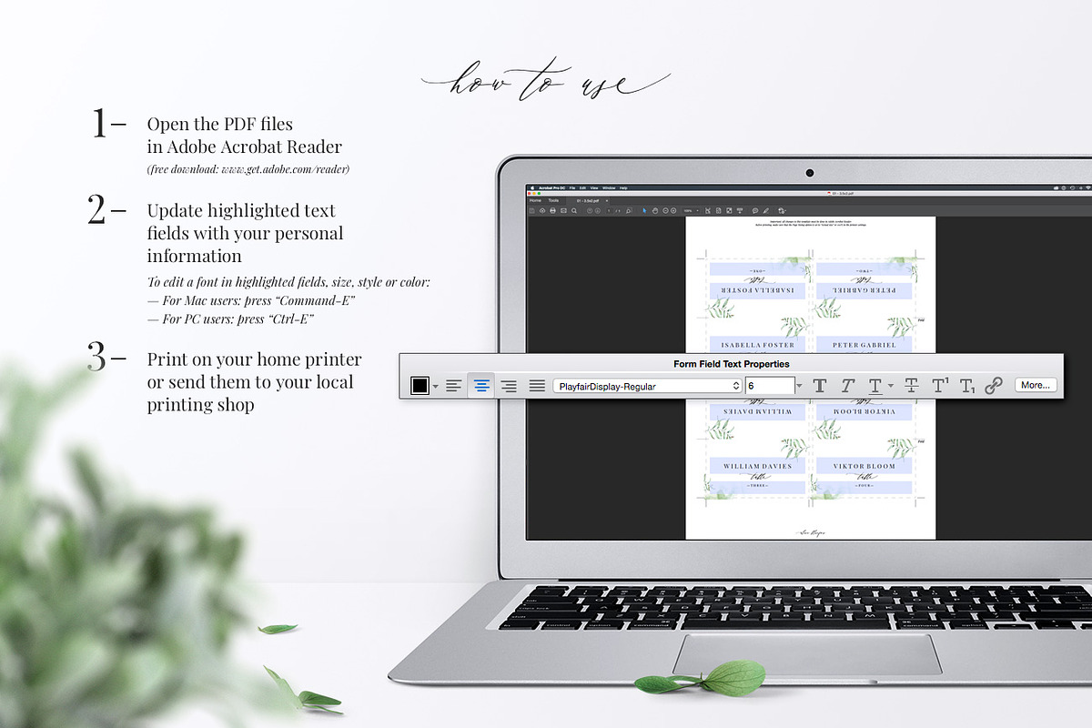Wedding Place Card, Aurora, an Invitation Template by Alice Bluefox (Photo 5 of 8)