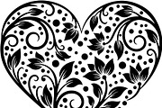 Decorative Heart Silhouette Bundle, an Illustration by Designs_River (Thumbnail 38 of 45)