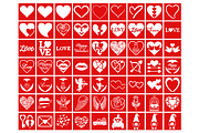 Heart Stencil Valentine Heart Bundle, an Object Graphic by Doodle Cloud Studio (Thumbnail 2 of 2)