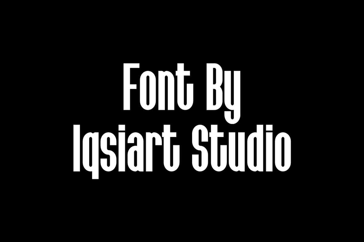 Bynoxda - Modern Condensed Font, a Sans Serif Font by Iqsiart Studio (Photo 4 of 8)