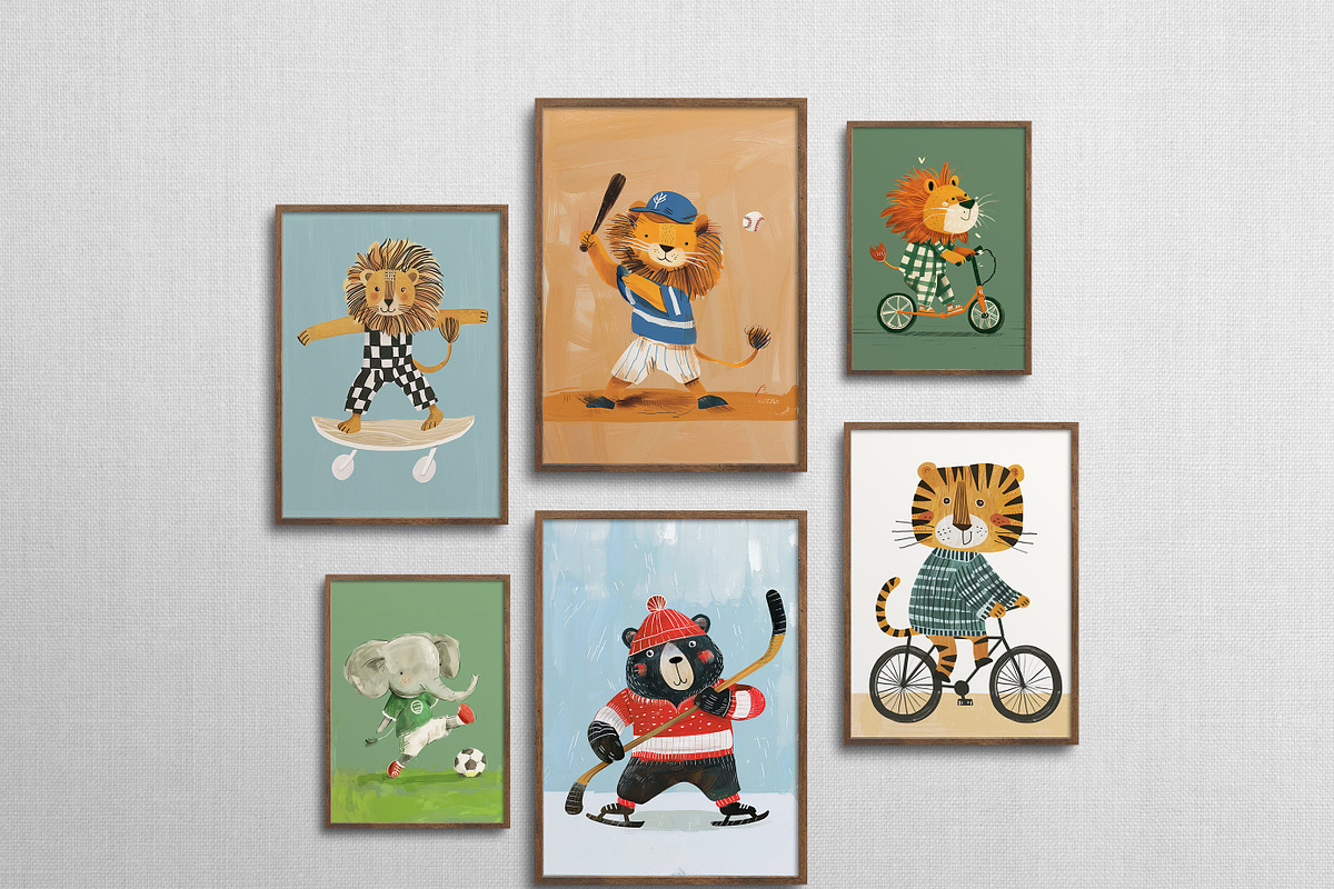100 Retro Boys Room Wall Art Prints, a Graphic by Malunio (Photo 8 of 11)