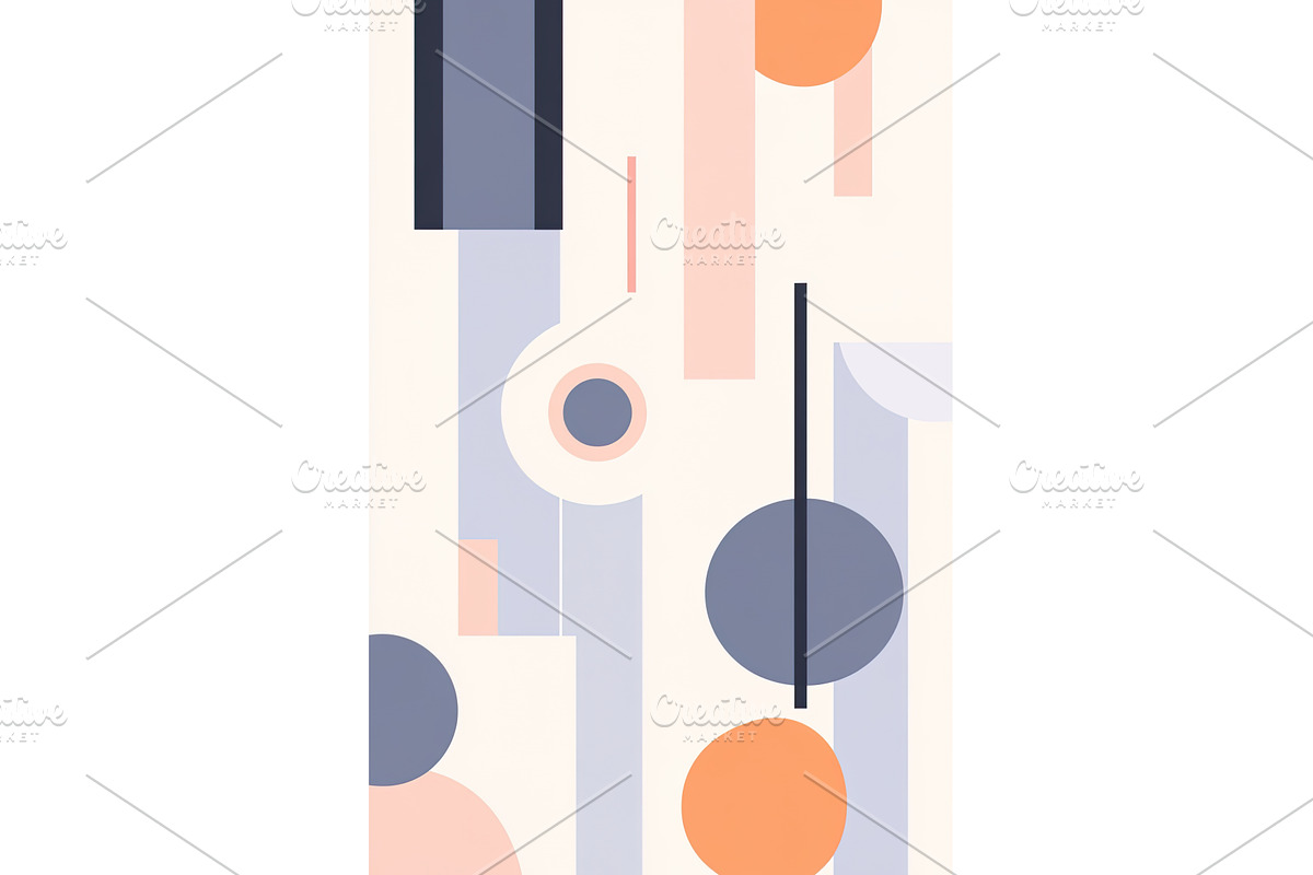 Abstract geometric pattern with, an Illustration by Lermont51